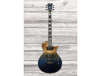 ESP E-II Eclipse Burl Maple Blue Natural Fade ESP E-II Eclipse Burl Maple Blue Natural Fade